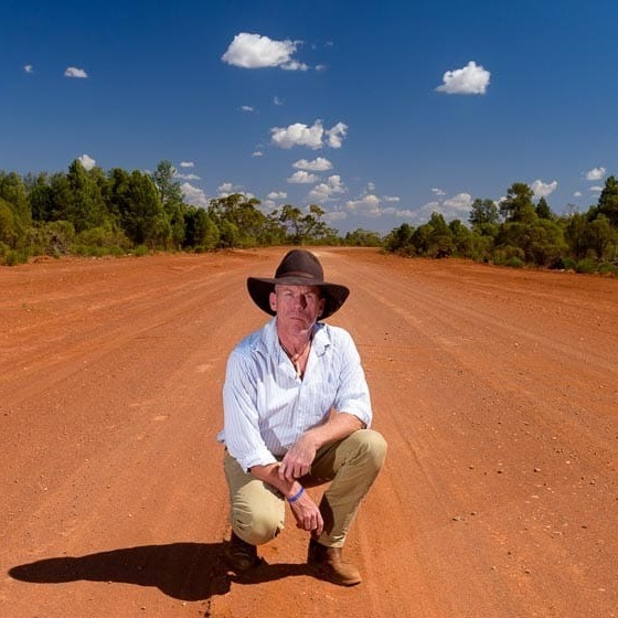 Simon Bayliss, photographer behind Red Dust Snow